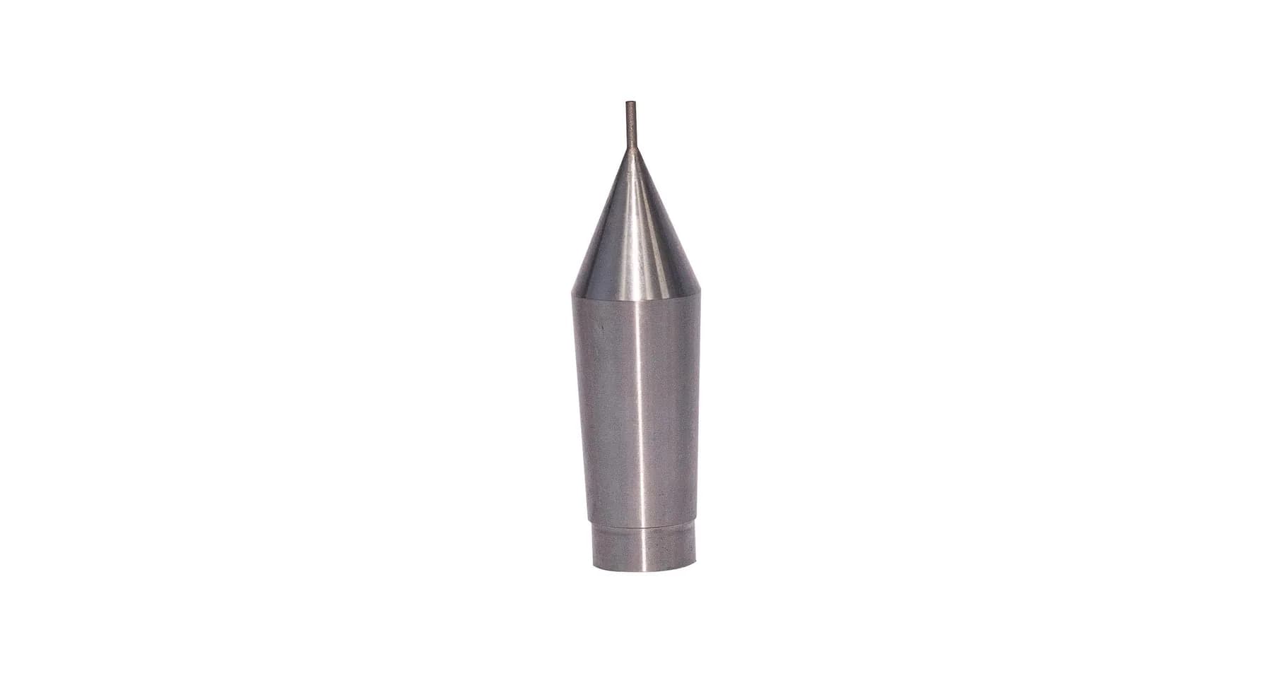 Precision machined or tooling component on clean background